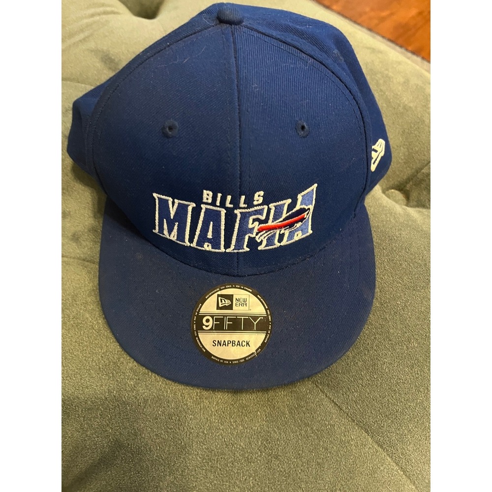 New Era Bills Mafia Snapback Hat Blue One Size Fits Most NFL Football